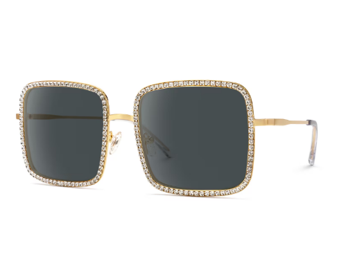 Kafele - Square Gold Sunglasses